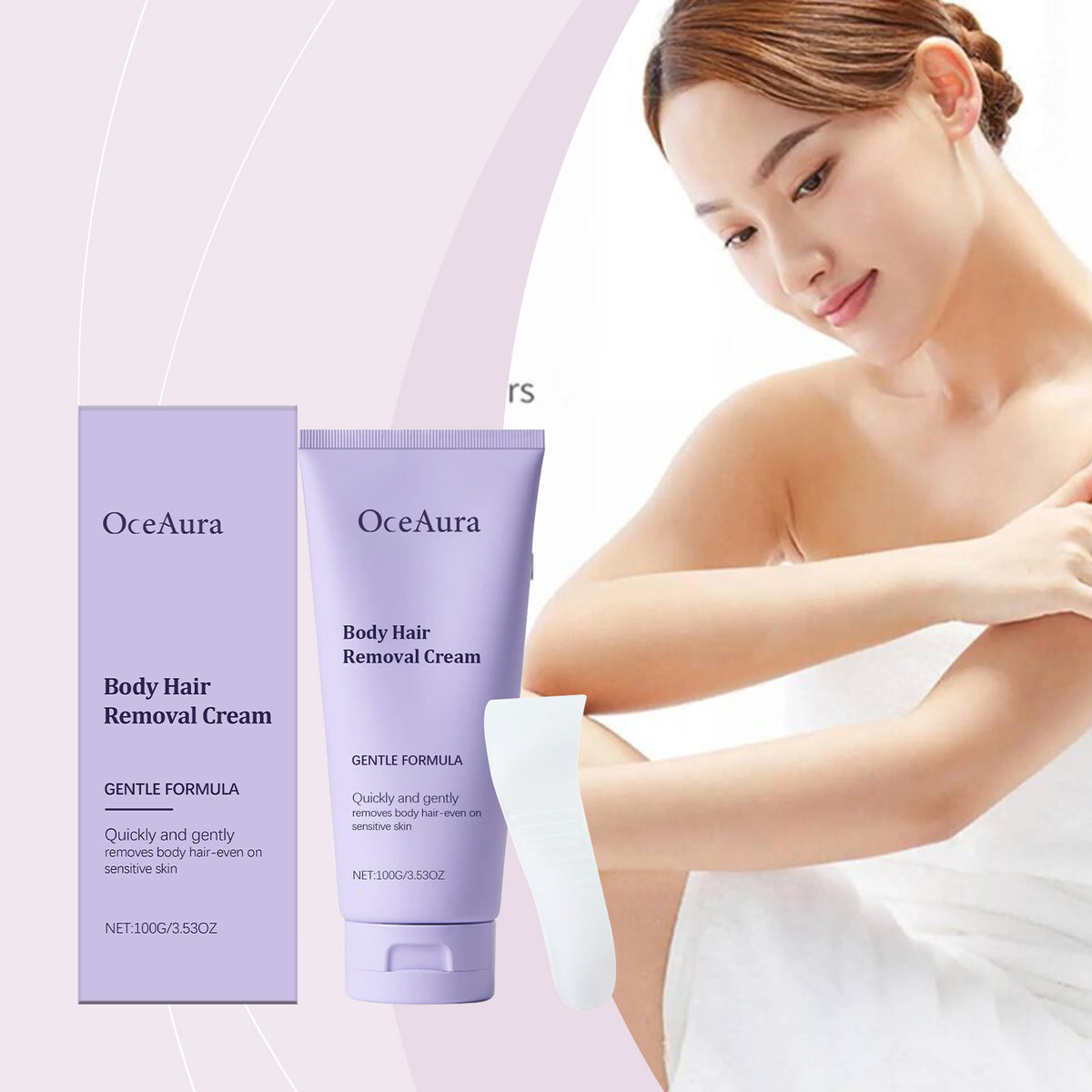 OceAura Smooth N Silky Body Hair Removal Cream